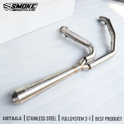 2006-2024 Custom Exhaust Harley Touring Road Glide 2-Into-1 Full System Pipes