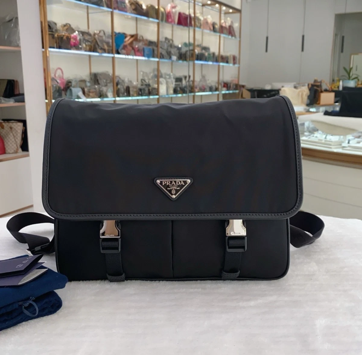 PRADA Nylon Messenger Bags for Women for sale | eBay