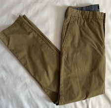 Men's Banana Republic Dark Tan Chinos Size 32 x 34