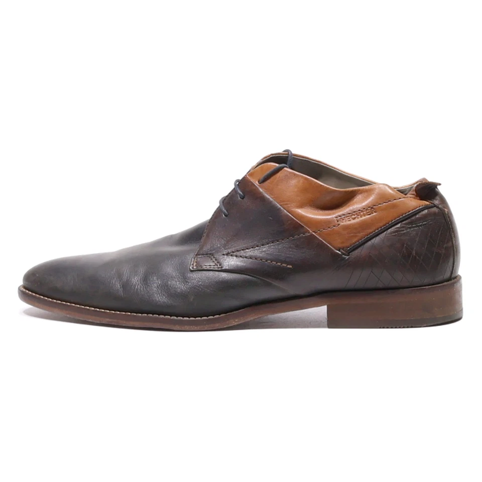 Zapatos Derby Daniel Hechter Cuero Negro Para Hombre Reino Unido 11 Foto 2 de 4