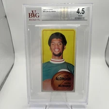 1970 TOPPS #75 LEW ALCINDOR KAREEM ABDUL-JABBAR HOF BVG 4.5