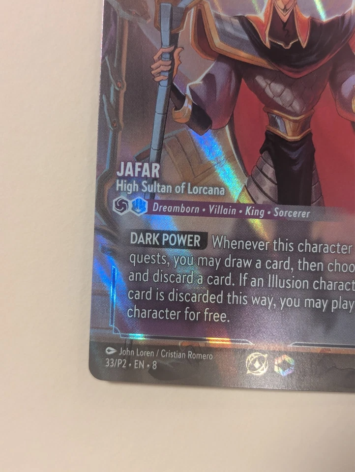 Lorcana Jafar - High Sultan of Lorcana- Set Championship Promo Enchanted- 33/P2 - Image 3 of 4