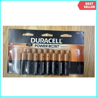 #ad Duracell AA Batteries Power Boost 16 Count Alkaline 12 Year Storage $15.50
