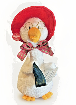 Cuddle Barn Carolin' Mother Goose Animated Christmas Musical Sing Soft Plush