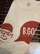 Next Level  Mens Unisex  T-Shirt Size M White “B. Good” Cotton