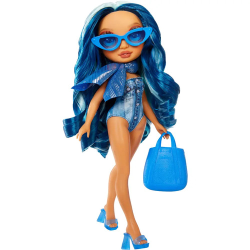 Rainbow High Swim & Style Fashion Doll- Skyler (Blue) - Bild 12 von 12
