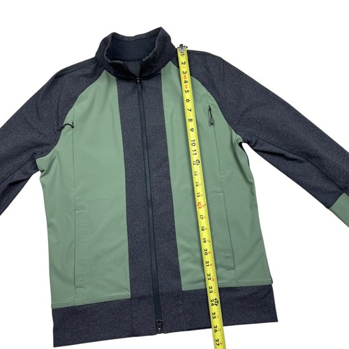 Lululemon Men’s Size S Tactic Jacket Green Gray Commuter Full Zip Athletic - Picture 7 of 10