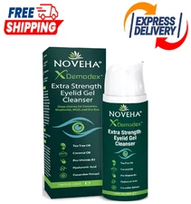 NOVEHA Demodex Extra Strength Eyelid Gel Cleanser -50mL (1 Pack)