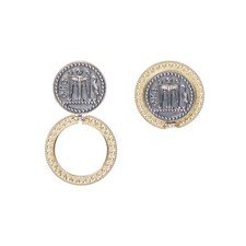 Orecchini Due in Uno con Moneta - GERARDO SACCO