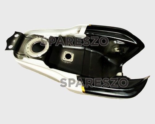 100% GENUINE Royal Enfield "CONTINENTAL GT 650 DUX DELUXE WHITE FUEL TANK" - Picture 8 of 9