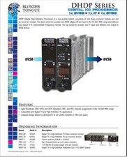 Blonder Tongue DHDP Processor DHDC-DV Digital Down Converter