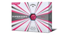 Callaway 642076012 Golf 2023 Supersoft Golf Ball-Matte Pink 12 Pack