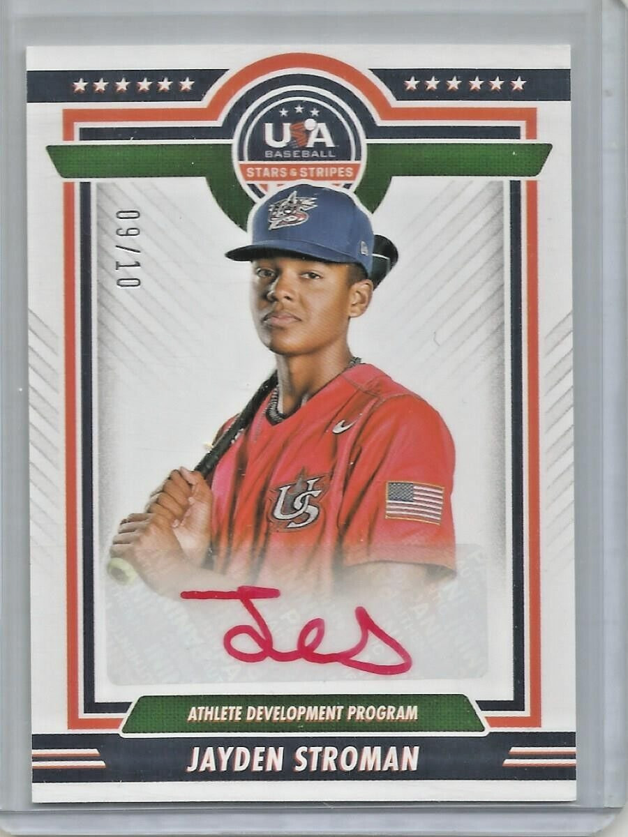 Jayden Stroman 2022 Panini Stars & Stripes Autograph #09/10