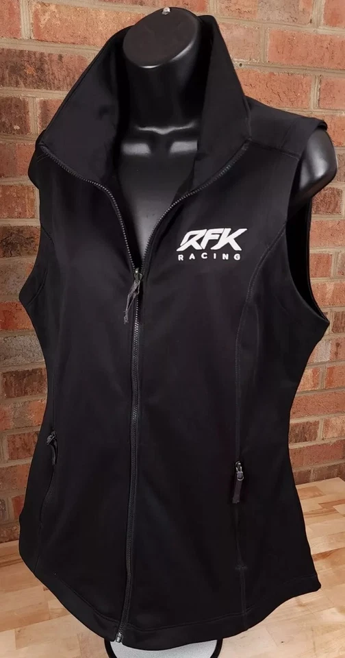 Chaqueta Chaleco Negra RFK Roush Keselowski Racing Mujer M Nascar Team Issue  Foto 2 de 4