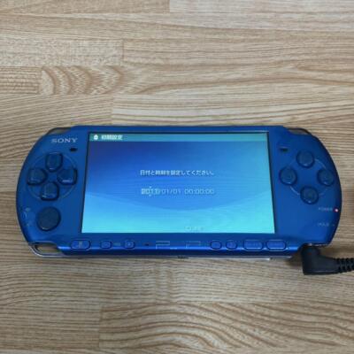 EXCELLENT+++++] SONY PSP 3000 VB Vibrant Blue Console W/ Charger