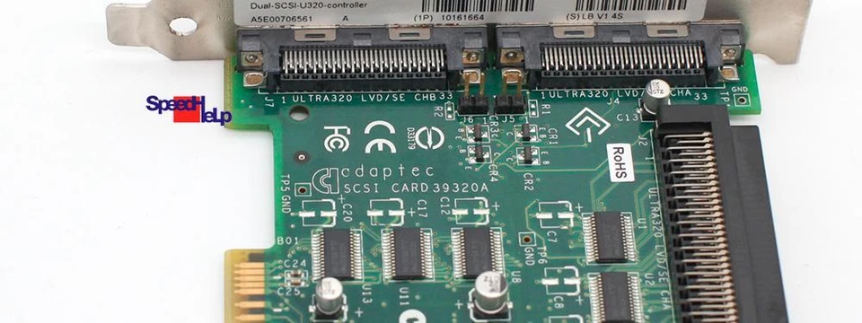 Adaptec ASC-39320A Doppio SCSI U320 Wide SCSI Pci-X Controllore Adattatore - Immagine 3 di 4