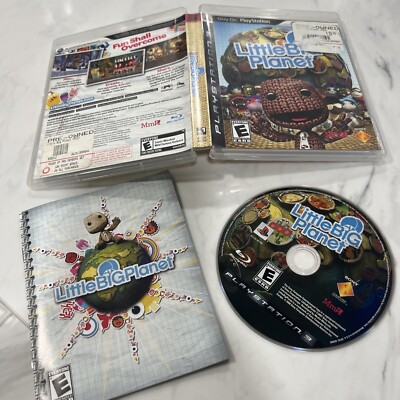 Little Big Planet Black Label (Sony Playstation 3, 2008) PS3 COMPLETE! TESTED!