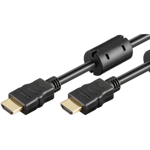 HDMI-Kabel Full-HD 1080p Beamer/LCD/LED-TV mit 2 Ferritekernen 3m ohne Ethernet - Bild 1 von 1