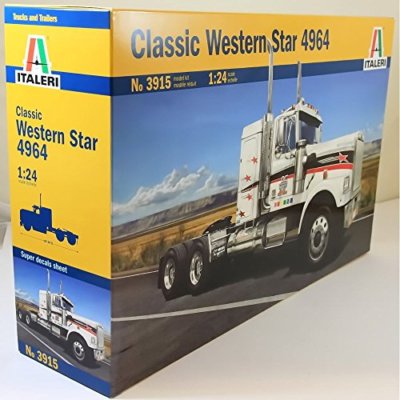デコトラ‼️イタレリ製・1/24 Western Star 4964★未組立品★ Classic Western Star 4964 Truck Camion Plastic Kit 1:24