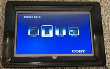 COBY DP-812 8" Digital Photo Frame Tested Charger Included - From Carbon Express