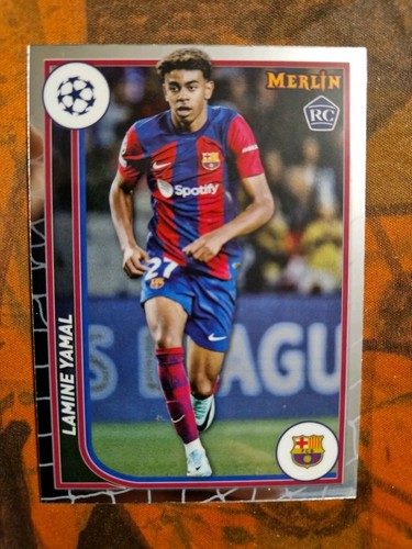 LAMINE YAMAL 2023-24 Topps Merlin UEFA CHAMPIONS LEAGUE Rookie Card #27