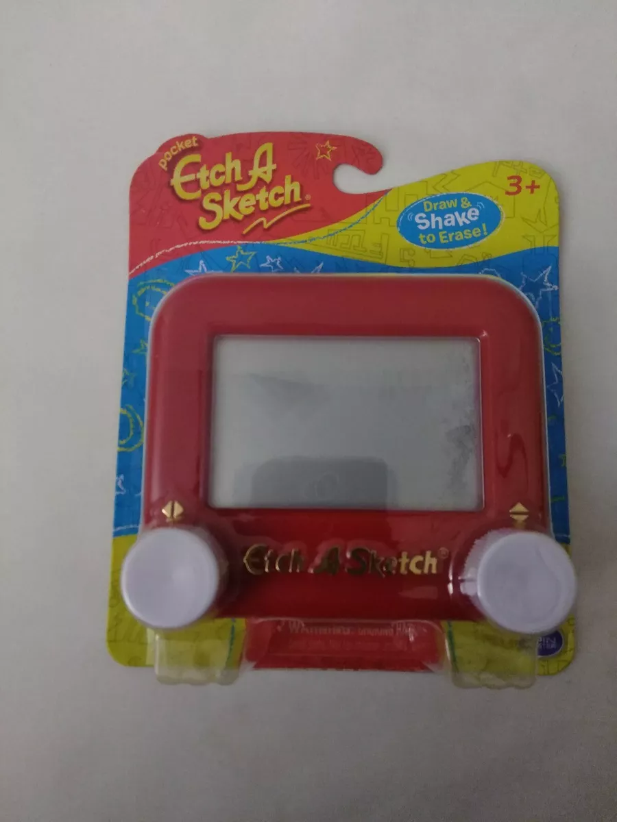 Spin Master Pocket Etch-A-Sketch Mini Size Drawing Toy (2-1/2 x 1-1/2  Screen)