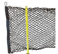 Cargo Net Netted for a Car 46 x 18 inches Black Four Hooks Rear Trunk Storage D