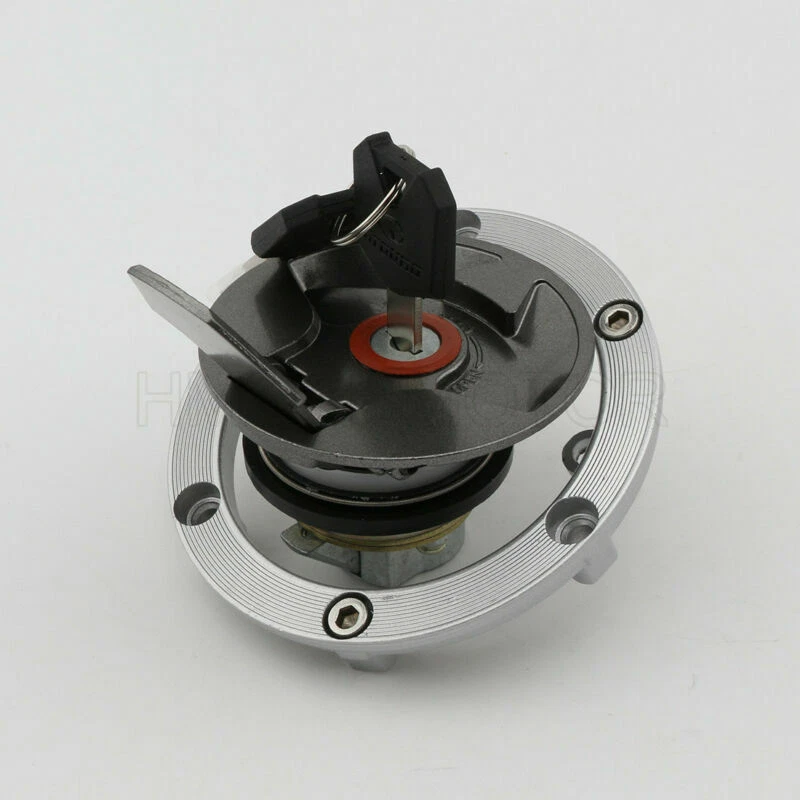 For Kawasaki Ninja 250R EX250J 2008-2012 Ignition Switch Gas Cap Cover w/ Keys Foto 3 de 4