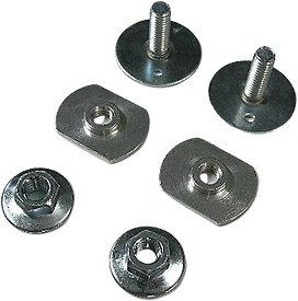 Kart Ersatzschraubensatz ZWEIer Pack für Kettenschutz Tillett Style OTK Kart Parts UK