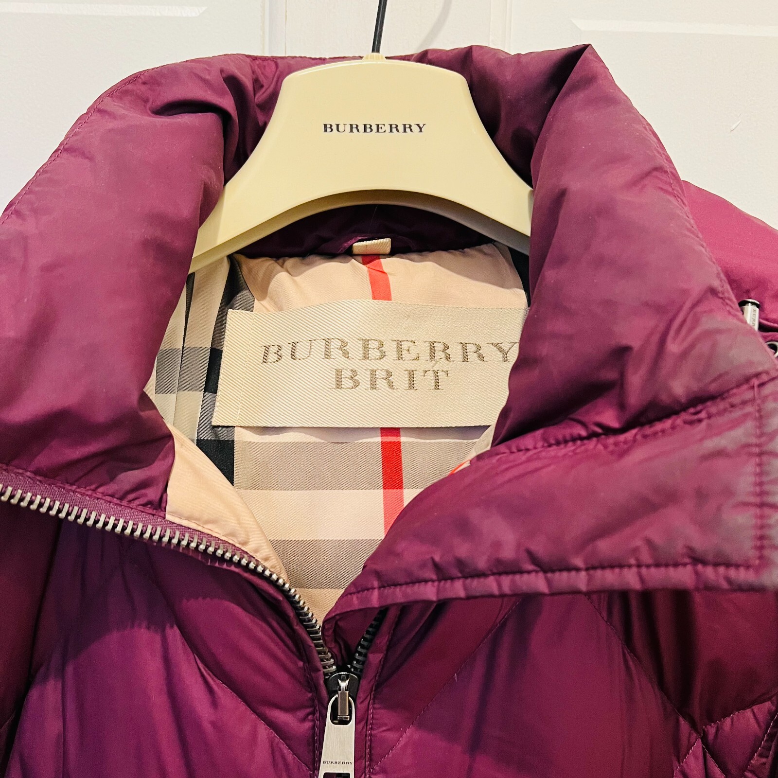 Burberry Down Jacket Size Small - image 2