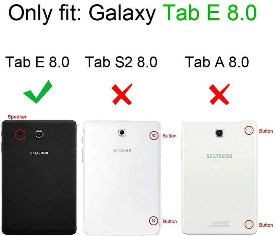 Premium Tempered Glass Screen Protector For Samsung Galaxy Tab E 8" SM-T377A/V/P - Image 2 of 2