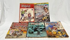 Lot of Pete Millar Drag Cartoons Comics 12 14 16 17 34 Rat Fink Ads