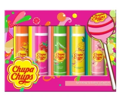 Chupa Chups Lip Balm Set - 5 PACK Gift Set