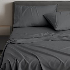 WonderSleep Bedding Queen Sheet Set 2 PillowCases, 1 Fitted Sheet, 1 Flat Sheet