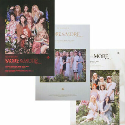 TWICE MORE & MORE Mini Album 3Ver SET+3 Photo Book+15 Card+