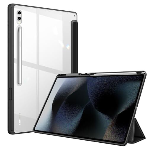 Hybrid Slim Case for Samsung Galaxy Tab S10 Ultra 2024/ S9 Ultra 2023/ Black - Picture 7 of 7