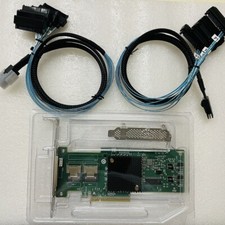 LSI 9240-8i FW 6Gbps HBA 9211-8i P20 IT ZFS FreeNAS 2X Mini SAS 8482 cable
