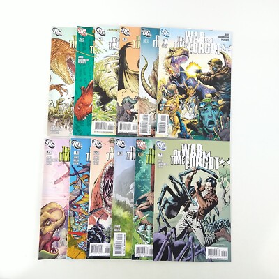 The War That Time Forgot #1-12 Complete Series Set Lot VF/NM (2008 DC