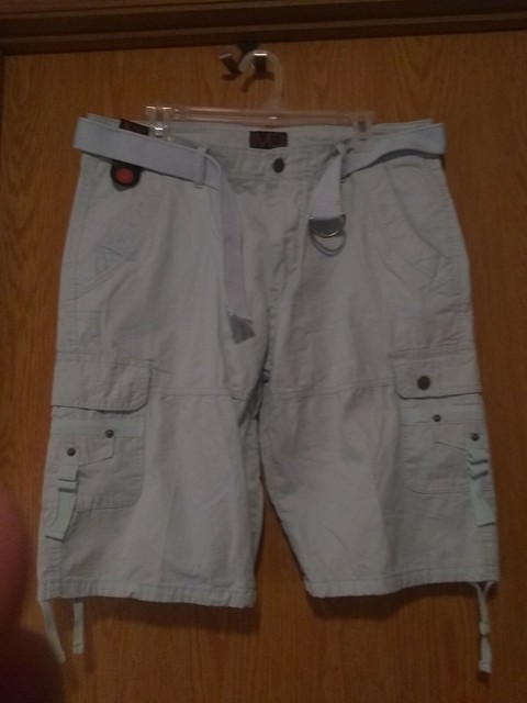 baby blue cargo shorts