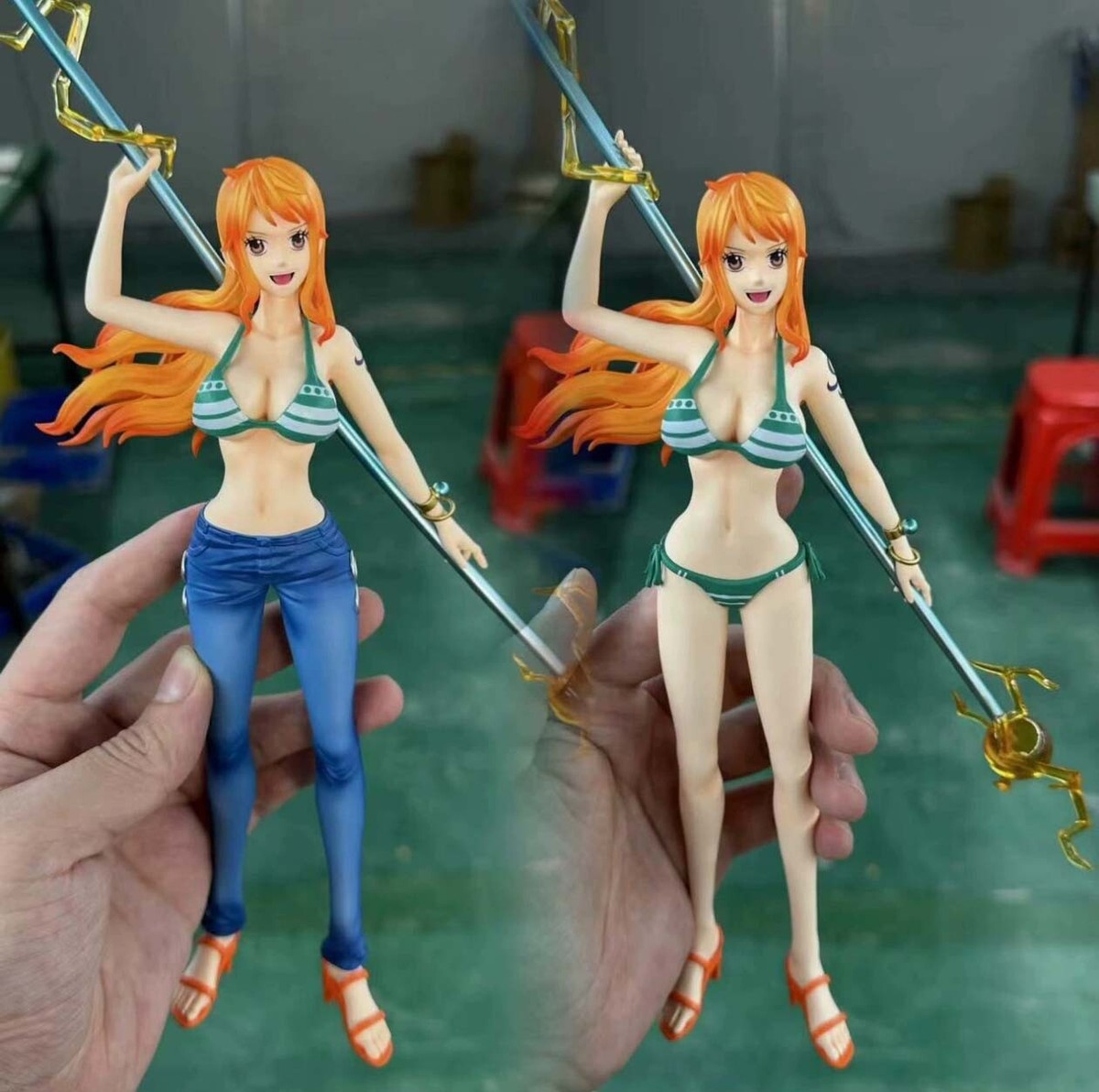 Nami Resin ZooK Factory One Piece Figurine Collectibles 26cm | eBay