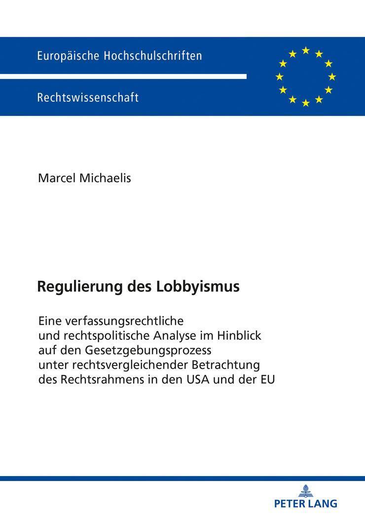 Thumbnail - Regulierung Des Lobbyismus | Marcel Michaelis | Deutsch | Taschenbuch