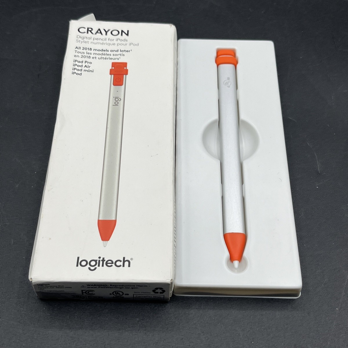 Logitech Crayon Digital Pencil for iPad - Orange 97855142764| eBay