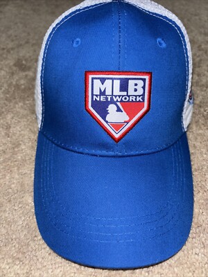 MLB Network Chicago Cubs Logo Mesh Trucker Style Cap Snapback Adjustable