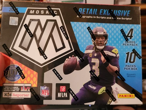 2021 PANINI MOSAIC FOOTBALL MEGA BOX FACTORY SEALED TARGET NFL EXCLUSIVE