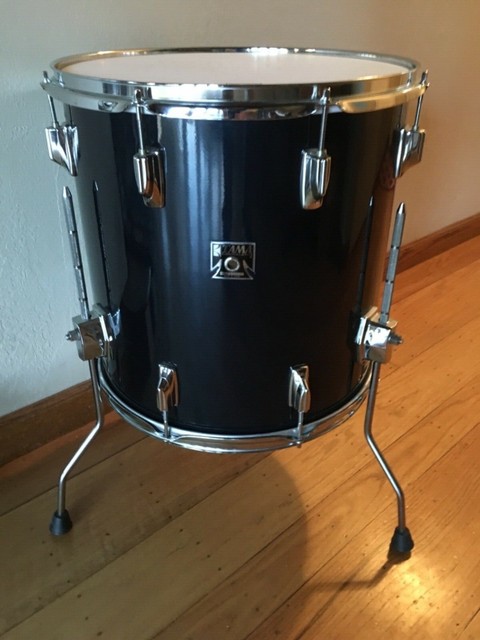 Vintage 1970s Tama Imperialstar 16 X 16 Floor Tom Metallic Blue