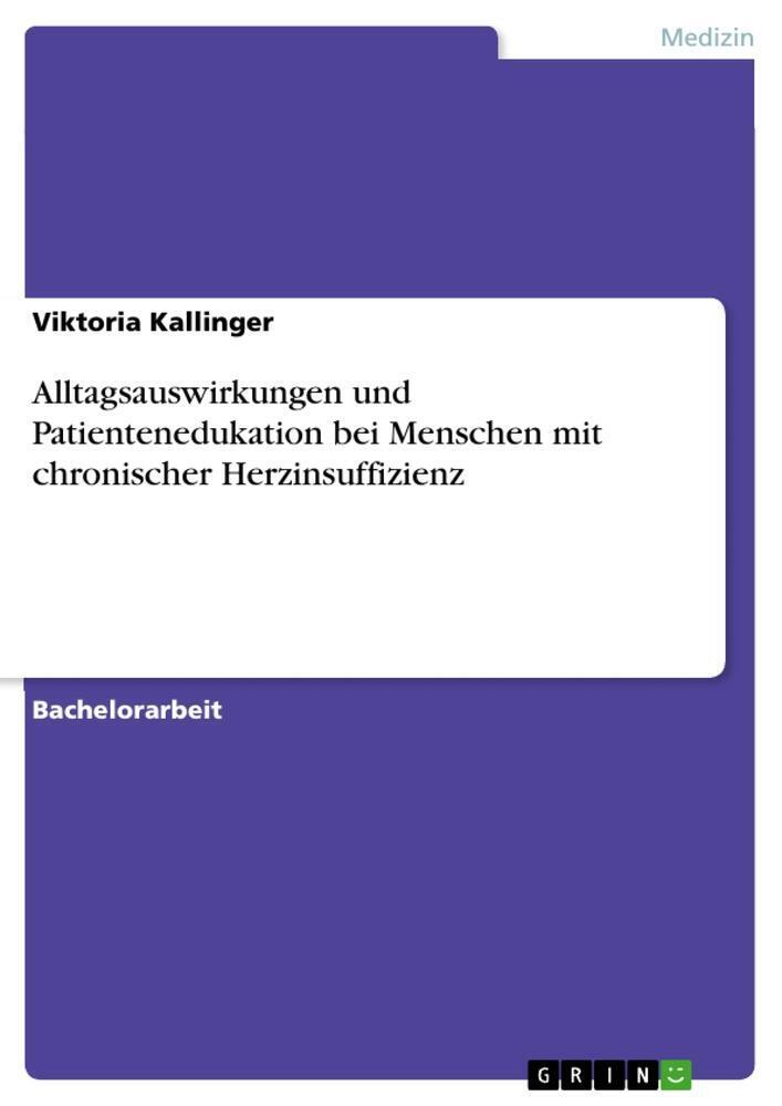 Viktoria Kallinger | Alltagsauswirkungen Und Patientenedukation Bei
