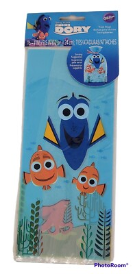 NEW Finding Dory 16 Cello Favor Goody Bags Treat Sacks Birthday Party Wilton M7