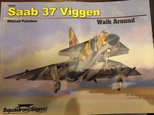 Squadron Saab 37 Viggen Walk Around Swedish Fighter Ss 25055 Brand New