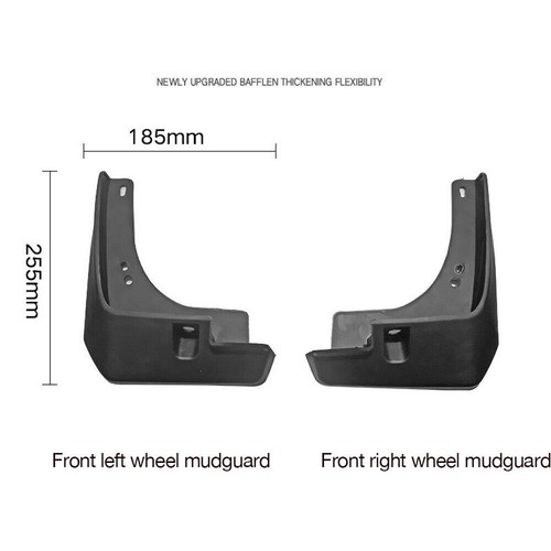 4*For Hyundai Accent 2018-2020 Mud Fender Flaps Splash Guards Mudflaps Mudguards - Picture 4 of 9