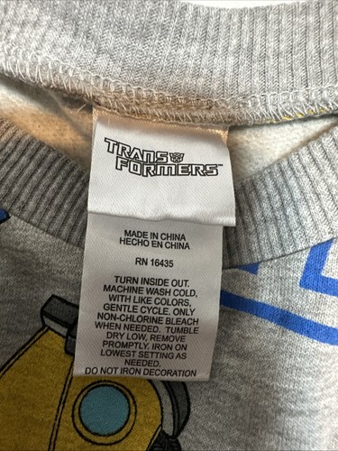 Transformer Sweatshirt Set - Size 7 - Brand New - Picture 4 of 11